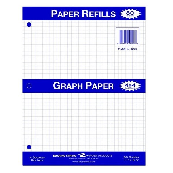 Filler Paper Quad 4X4 | UCCS Bookstore